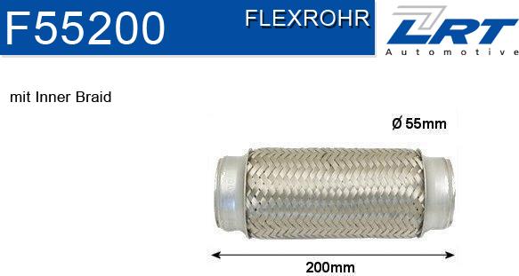 LRT F55200 - Flex Hose, exhaust system autospares.lv