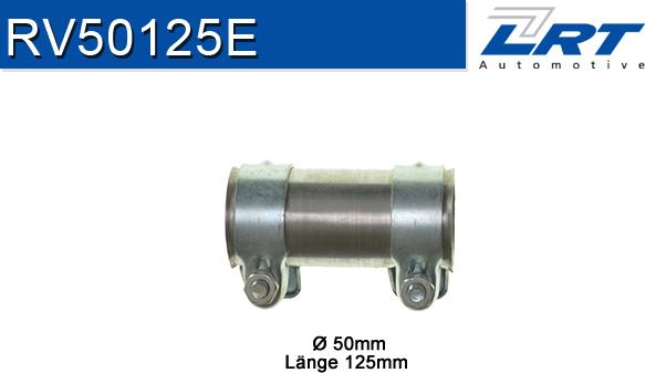 LRT RV50125E - Pipe Connector, exhaust system autospares.lv