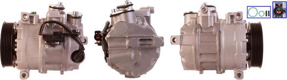 LUCAS ACP951 - Compressor, air conditioning autospares.lv