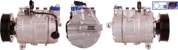 LUCAS ACP498 - Compressor, air conditioning autospares.lv