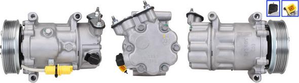 LUCAS ACP469 - Compressor, air conditioning autospares.lv