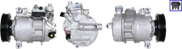 LUCAS ACP01187 - Compressor, air conditioning autospares.lv