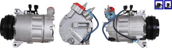 LUCAS ACP01385 - Compressor, air conditioning autospares.lv