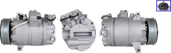 LUCAS ACP01268 - Compressor, air conditioning autospares.lv