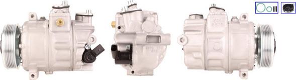 LUCAS ACP222 - Compressor, air conditioning autospares.lv