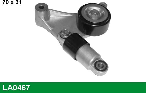 LUCAS LA0467 - Belt Tensioner, v-ribbed belt autospares.lv