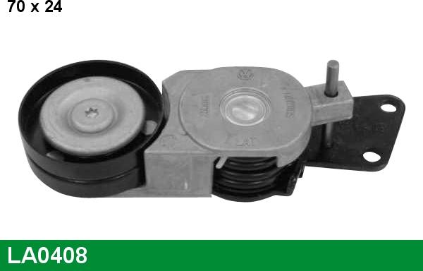 LUCAS LA0408 - Belt Tensioner, v-ribbed belt autospares.lv