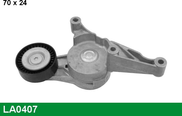 LUCAS LA0407 - Belt Tensioner, v-ribbed belt autospares.lv