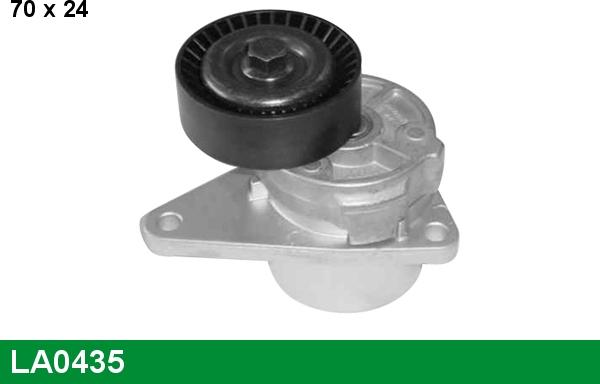 LUCAS LA0435 - Belt Tensioner, v-ribbed belt autospares.lv