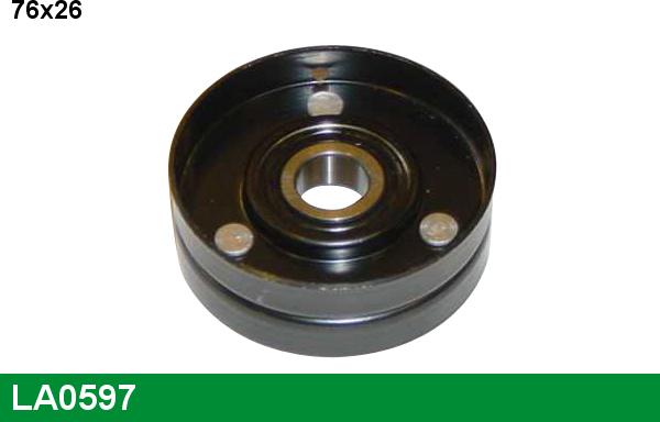 LUCAS LA0597 - Pulley, v-ribbed belt autospares.lv