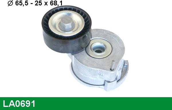 LUCAS LA0691 - Belt Tensioner, v-ribbed belt autospares.lv