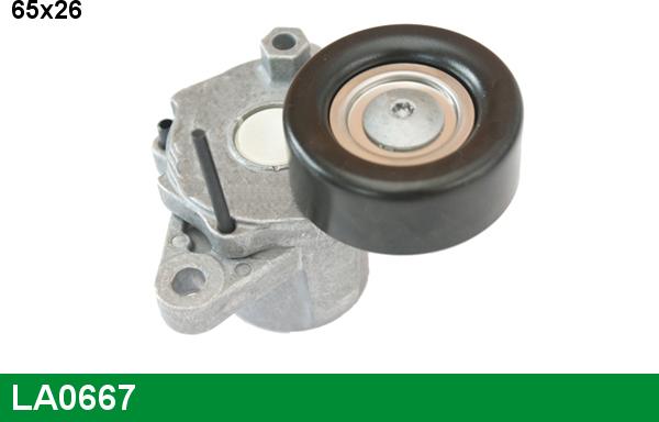 LUCAS LA0667 - Belt Tensioner, v-ribbed belt autospares.lv