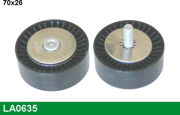 LUCAS LA0635 - Belt Tensioner, v-ribbed belt autospares.lv