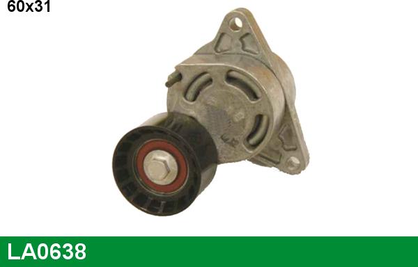 LUCAS LA0638 - Belt Tensioner, v-ribbed belt autospares.lv