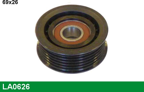 LUCAS LA0626 - Pulley, v-ribbed belt autospares.lv