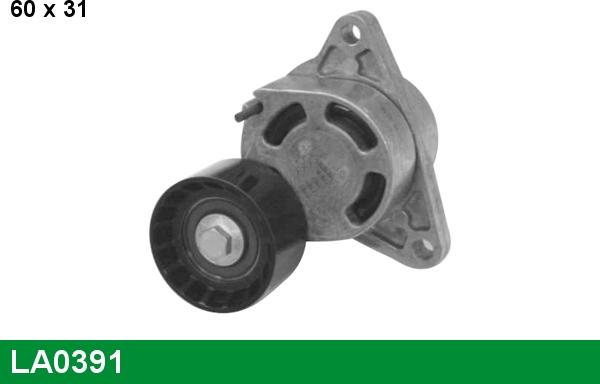 LUCAS LA0391 - Belt Tensioner, v-ribbed belt autospares.lv