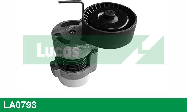 LUCAS LA0793 - Belt Tensioner, v-ribbed belt autospares.lv