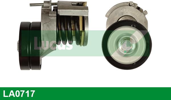 LUCAS LA0717 - Belt Tensioner, v-ribbed belt autospares.lv