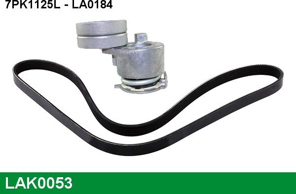 LUCAS LAK0053 - V-Ribbed Belt Set autospares.lv
