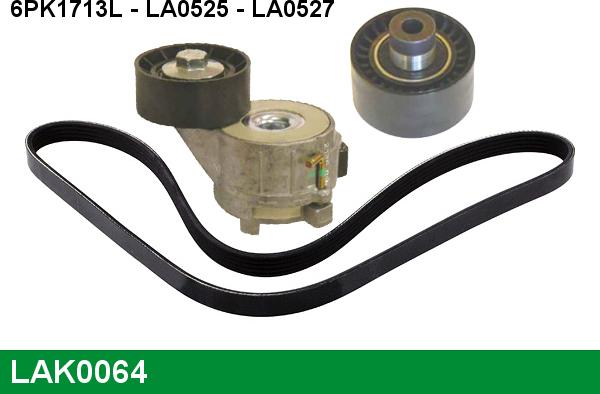 LUCAS LAK0064 - V-Ribbed Belt Set autospares.lv