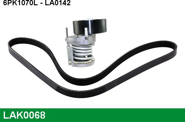 LUCAS LAK0068 - V-Ribbed Belt Set autospares.lv