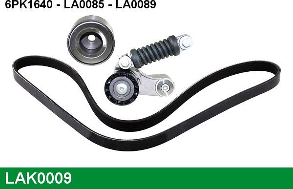 LUCAS LAK0009 - V-Ribbed Belt Set autospares.lv