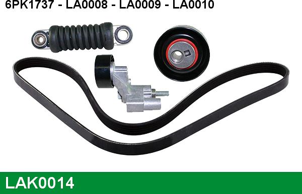 LUCAS LAK0014 - V-Ribbed Belt Set autospares.lv