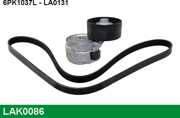 LUCAS LAK0086 - V-Ribbed Belt Set autospares.lv