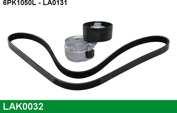 LUCAS LAK0032 - V-Ribbed Belt Set autospares.lv