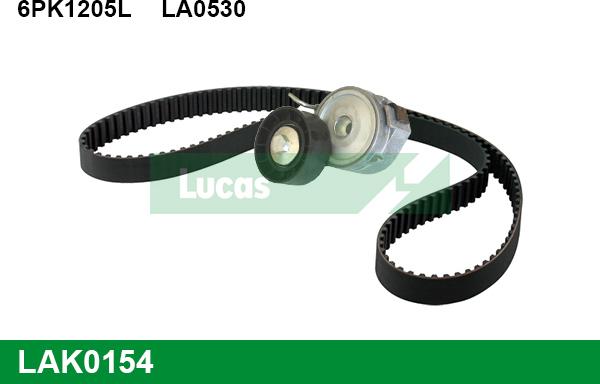 LUCAS LAK0154 - V-Ribbed Belt Set autospares.lv