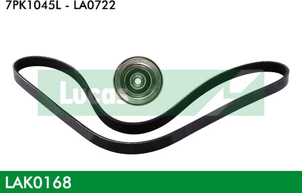 LUCAS LAK0168 - V-Ribbed Belt Set autospares.lv