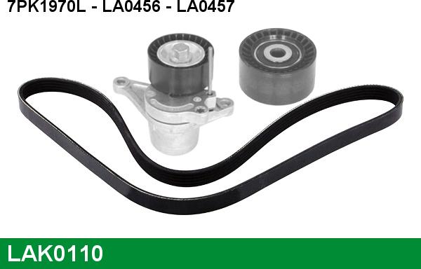 LUCAS LAK0110 - V-Ribbed Belt Set autospares.lv