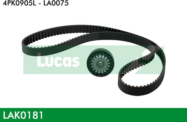 LUCAS LAK0181 - V-Ribbed Belt Set autospares.lv