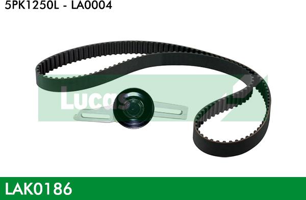 LUCAS LAK0187 - V-Ribbed Belt Set autospares.lv