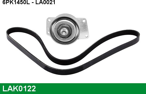 LUCAS LAK0122 - V-Ribbed Belt Set autospares.lv