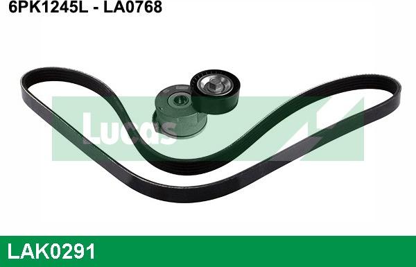 LUCAS LAK0291 - V-Ribbed Belt Set autospares.lv