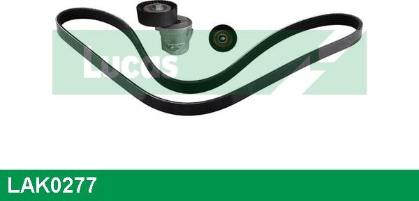 LUCAS LAK0277 - V-Ribbed Belt Set autospares.lv