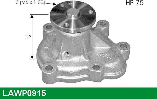 LUCAS LAWP0915 - Water Pump autospares.lv