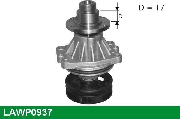 LUCAS LAWP0937 - Water Pump autospares.lv