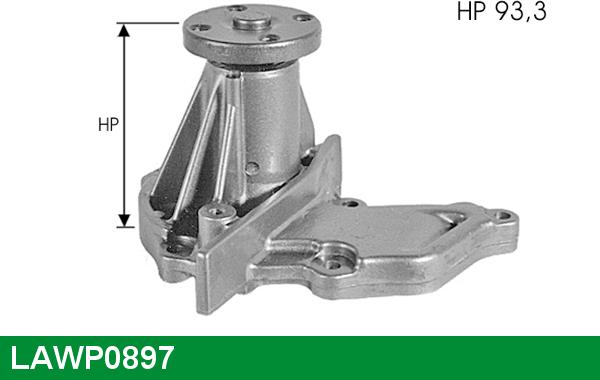 LUCAS LAWP0897 - Water Pump autospares.lv