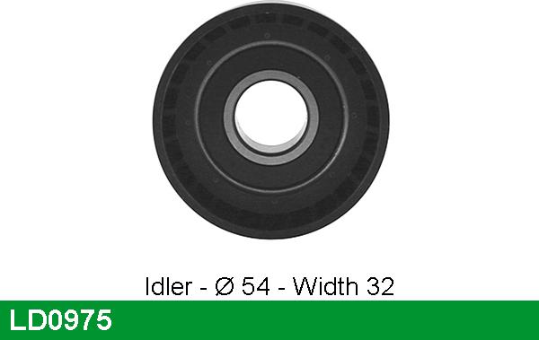 LUCAS LD0975 - Tensioner Pulley, timing belt autospares.lv