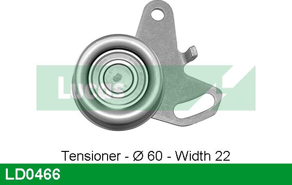 LUCAS LD0466 - Tensioner Pulley, timing belt autospares.lv
