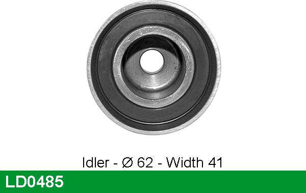 LUCAS LD0485 - Tensioner Pulley, timing belt autospares.lv