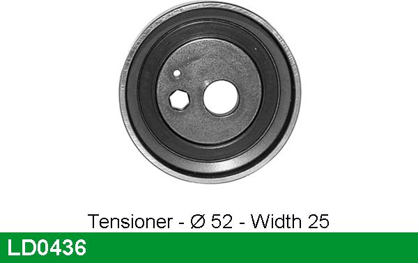 LUCAS LD0436 - Tensioner Pulley, timing belt autospares.lv