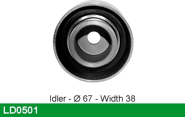 LUCAS LD0501 - Tensioner Pulley, timing belt autospares.lv