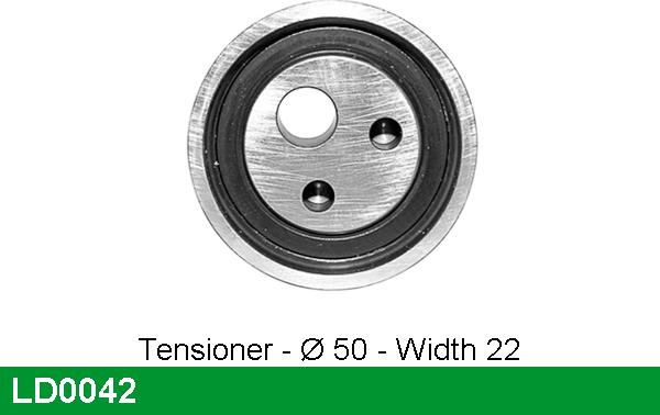 LUCAS LD0042 - Tensioner Pulley, timing belt autospares.lv