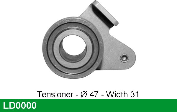 LUCAS LD0000 - Tensioner Pulley, timing belt autospares.lv