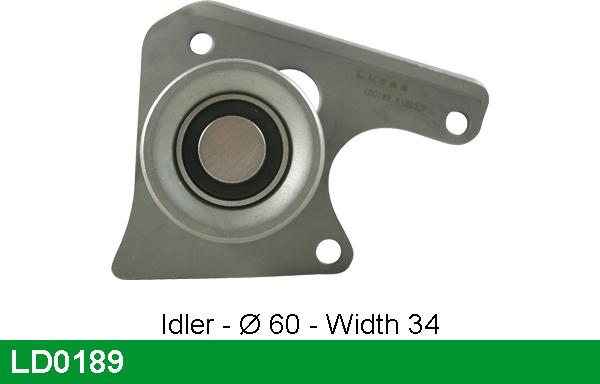 LUCAS LD0189 - Tensioner Pulley, timing belt autospares.lv