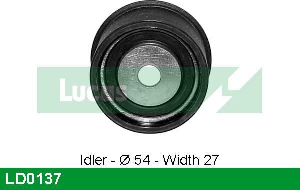 LUCAS LD0137 - Tensioner Pulley, timing belt autospares.lv