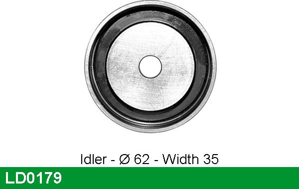 LUCAS LD0179 - Tensioner Pulley, timing belt autospares.lv